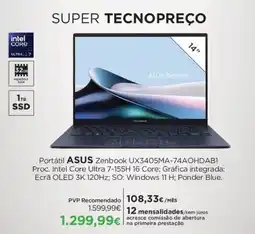 El Corte Inglés Portátil ASUS Zenbook UX3405MA-74AOHDABI promoção