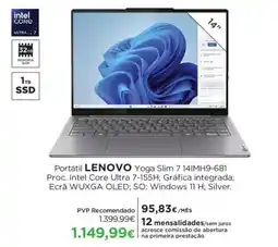 El Corte Inglés Portátil LENOVO Yoga Slim 7 14IMH9-681 promoção