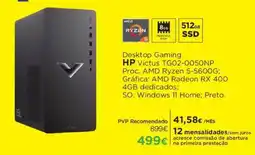 El Corte Inglés Desktop Gaming HP Victus TG02-0050NP promoção