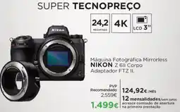 El Corte Inglés Máquina Fotográfica Mirrorless NIKON Z 611 Corpo promoção