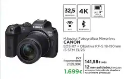 El Corte Inglés Máquina Fotográfica Mirrorless CANON promoção