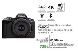 El Corte Inglés Máquina Fotográfica Mirrorless CANON promoção