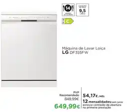 El Corte Inglés Máquina de Lavar Loiça LG DF355FW promoção