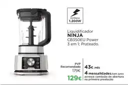 El Corte Inglés Liquidificador NINJA CB350EU Power 3 em 1; Prateado. promoção
