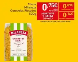 Recheio Massa Milaneza Cotovelos Riscados promoção