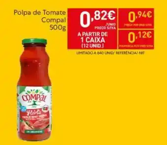 Recheio Polpa de Tomate Compal promoção