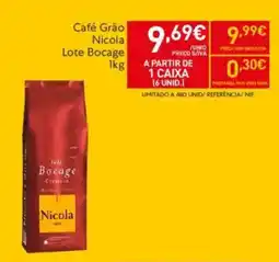Recheio Café Grão Nicola Lote Bocage promoção