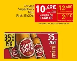 Recheio Cerveja Super Bock Mini promoção