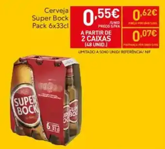 Recheio Cerveja Super Bock promoção