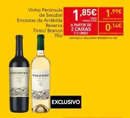 Recheio Vinho Península de Setúbal Encostas da Arrábida Reserva promoção