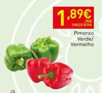Recheio Pimento Verde/ Vermelho promoção