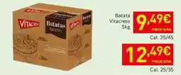 Recheio Batata Vitacress promoção