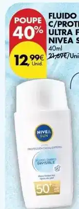Pingo Doce Nivea - fluido c/prot ultra fresh promoção
