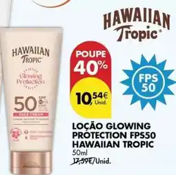 Pingo Doce Tropic - loção glowing protection fps50 promoção