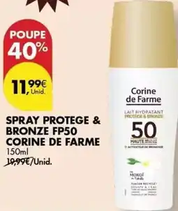 Pingo Doce Corine de farme - spray protege & bronze fp50 promoção