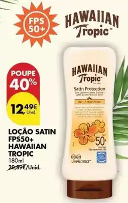 Pingo Doce Tropic - locao satin fps50+ promoção