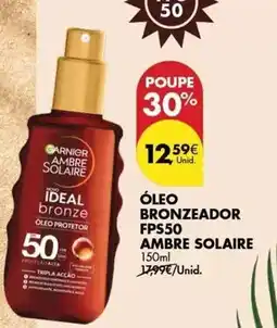Pingo Doce Ambre solaire - oleo bronzeador fps50 promoção