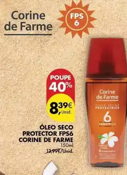 Pingo Doce Corine de farme - oleo seco protector fps6 promoção