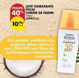 Pingo Doce Corine de farme - leite hidratante fps30 promoção