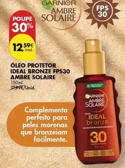Pingo Doce Ambre solaire - oleo protetor ideal bronze fps30 promoção