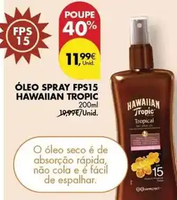 Pingo Doce Tropic - óleo spray hawaiian promoção