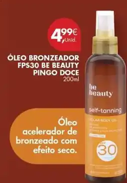 Pingo Doce Pingo doce - oleo bronzeador fps30 be beauty promoção