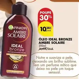 Pingo Doce Ambre solaire - oleo ideal bronze promoção