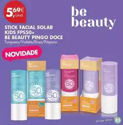 Pingo Doce Pingo doce - stick facial solar kids fps50+ promoção