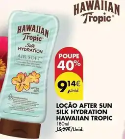 Pingo Doce Tropic - loção after sun silk hydration hawaiian promoção