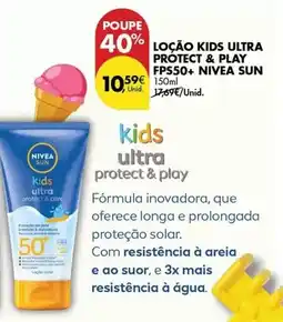 Pingo Doce Nivea sun - locao kids ultra protect & play fps50+ promoção