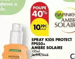 Pingo Doce A+ - spray kids protect fps50+ promoção