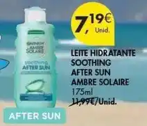 Pingo Doce Ambre solaire - leite hidratante soothing after sun promoção