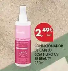 Pingo Doce Be beauty - condicionador de cabelo com filtro uv promoção