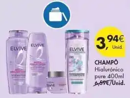 Pingo Doce Elvive - champo promoção