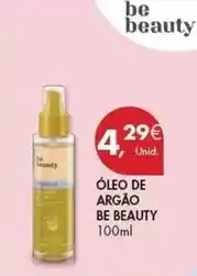 Pingo Doce Be beauty - óleo de argão be beauty promoção