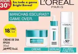 Pingo Doce L'oréal - creme de dia fps50 promoção