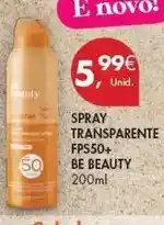Pingo Doce Be beauty - spray transparente fps50+ promoção