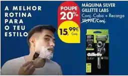 Pingo Doce Gillette - máquina silver poupe promoção