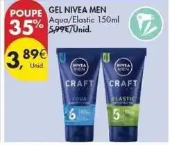 Pingo Doce Nivea - gel men promoção