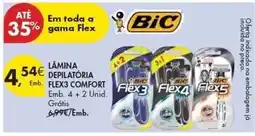 Pingo Doce Bic - lamina depilatória flex3 comfort promoção