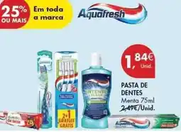 Pingo Doce Aquafresh - pasta de dentes promoção