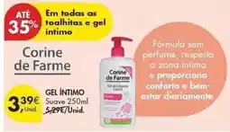 Pingo Doce Corine de farme - gel íntimo promoção