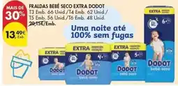 Pingo Doce Dodot - fraldas bebe seco extra promoção