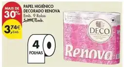 Pingo Doce Renova - papel higiénico promoção