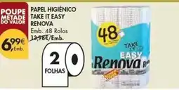 Pingo Doce Renova - papel higiénico take it easy promoção