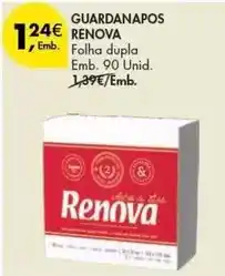 Pingo Doce Renova - guardanapos promoção