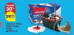 Pingo Doce Vileda - sistema c/pedal turbo smart promoção