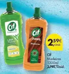 Pingo Doce Cif - madeiras promoção