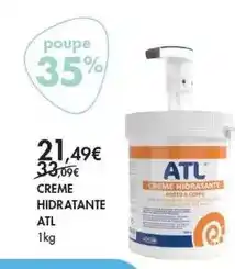 Pingo Doce Atl - creme hidratante promoção