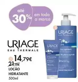 Pingo Doce Uriage - loção hidratante promoção